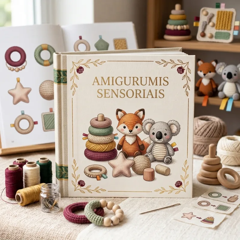 Cole&ccedil;&atilde;o de Amigurumis Sensoriais